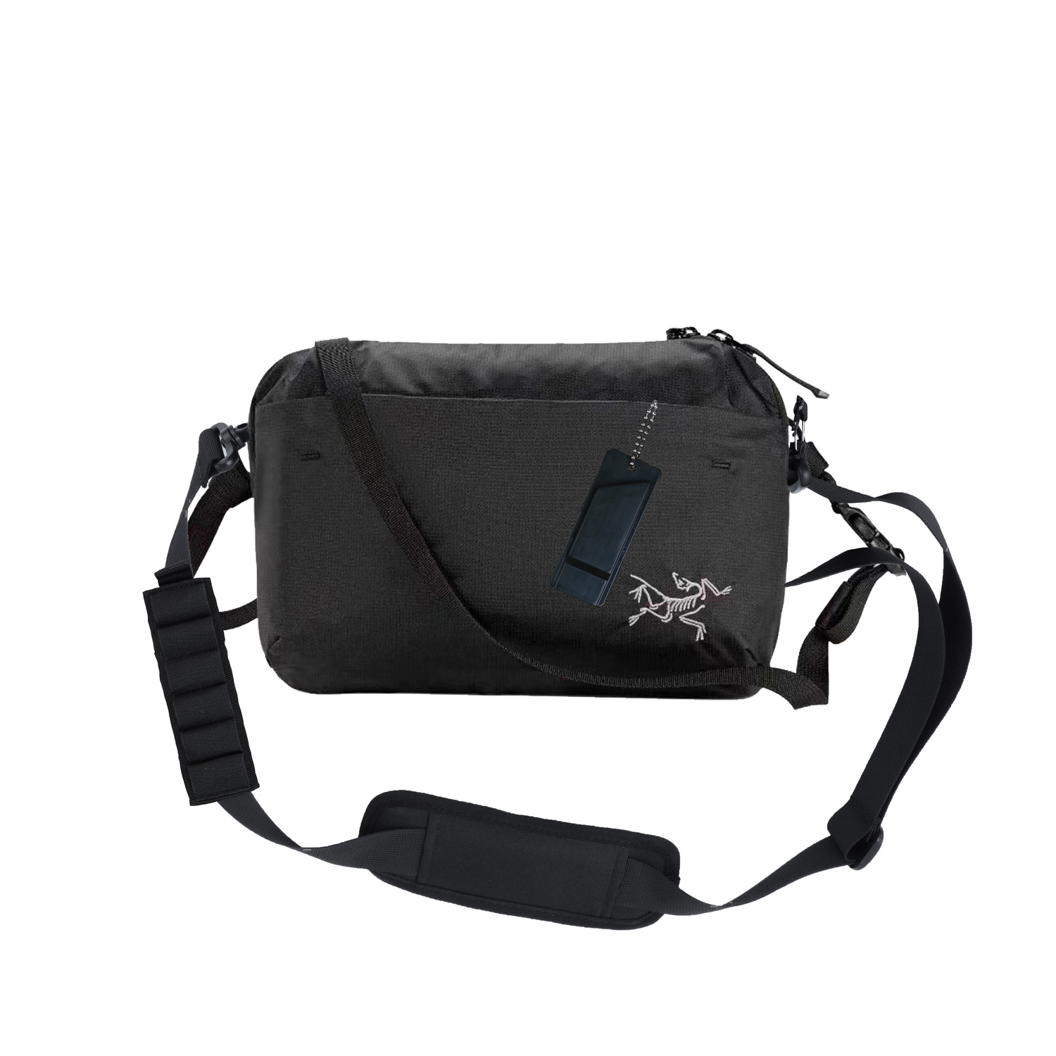 Arcteryx Нейлоновая поясная сумка унисекс черная, Gray Seal
Arcteryx Нейлоновая поясная сумка унисекс черная, Gray Seal