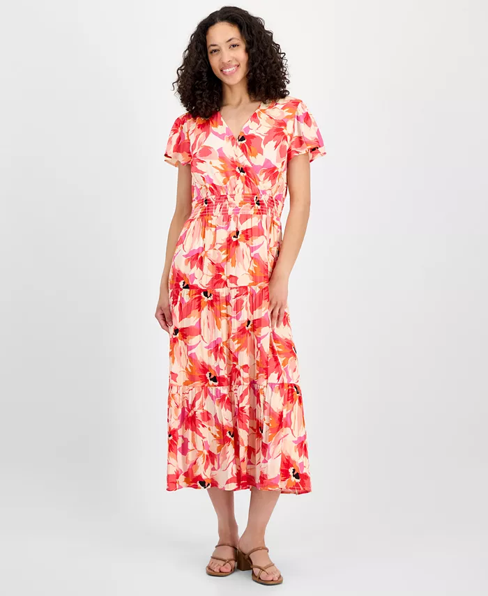 Миниатюрное платье макси с коротким рукавом и принтом Tinsel, оранжевый
Миниатюрное платье макси с коротким рукавом и принтом Tinsel, оранжевый