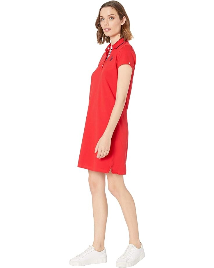 Платье U.S. POLO ASSN. Solid Polo Dress, цвет Racing Red
Платье U.S. POLO ASSN. Solid Polo Dress, цвет Racing Red