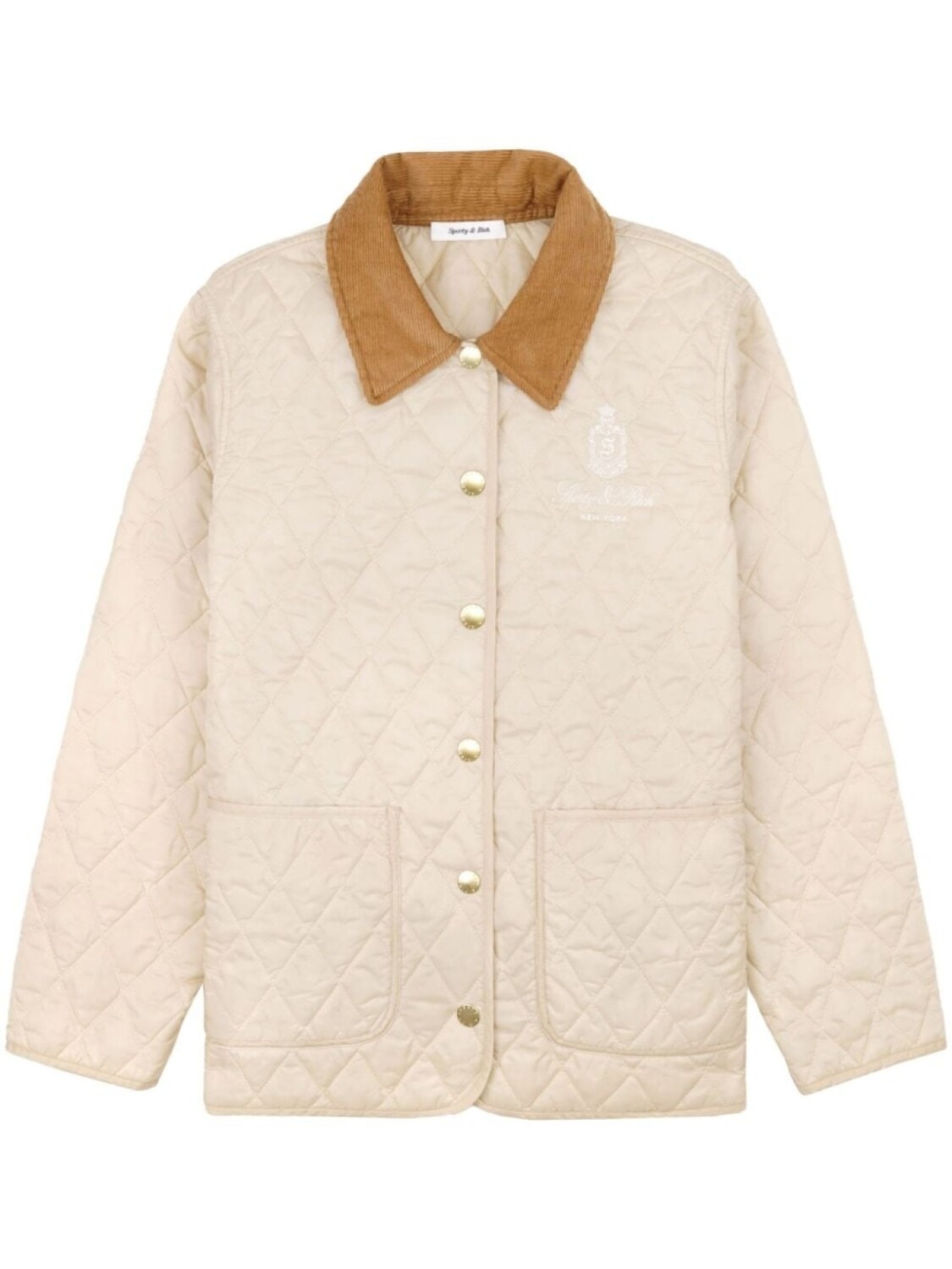 Sporty & Rich стеганая куртка Vendome, нейтральный цвет
Sporty & Rich стеганая куртка Vendome, нейтральный цвет