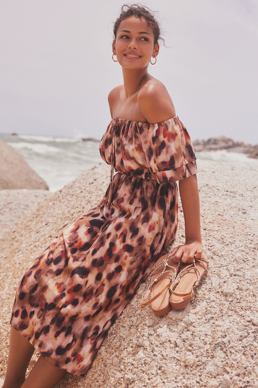 Летнее платье с открытыми плечами Next, мультиколор
Летнее платье с открытыми плечами Next, мультиколор