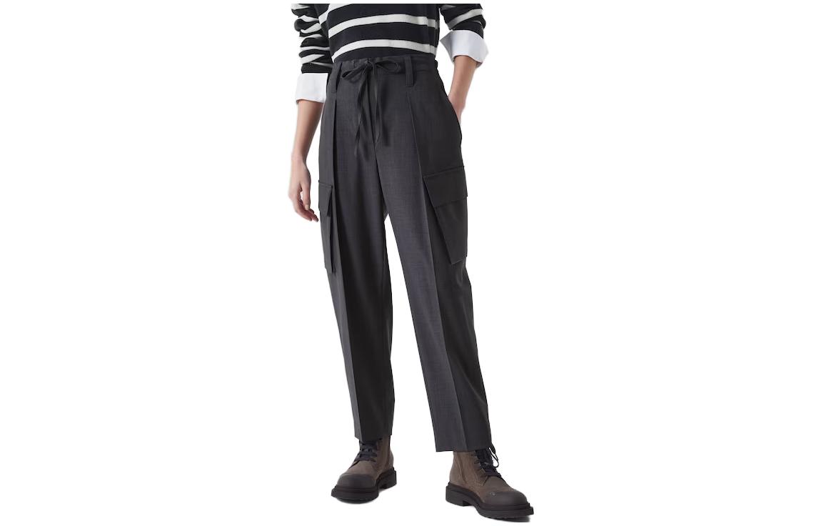 Кроп брюки Brunello Cucinelli, серый
Кроп брюки Brunello Cucinelli, серый