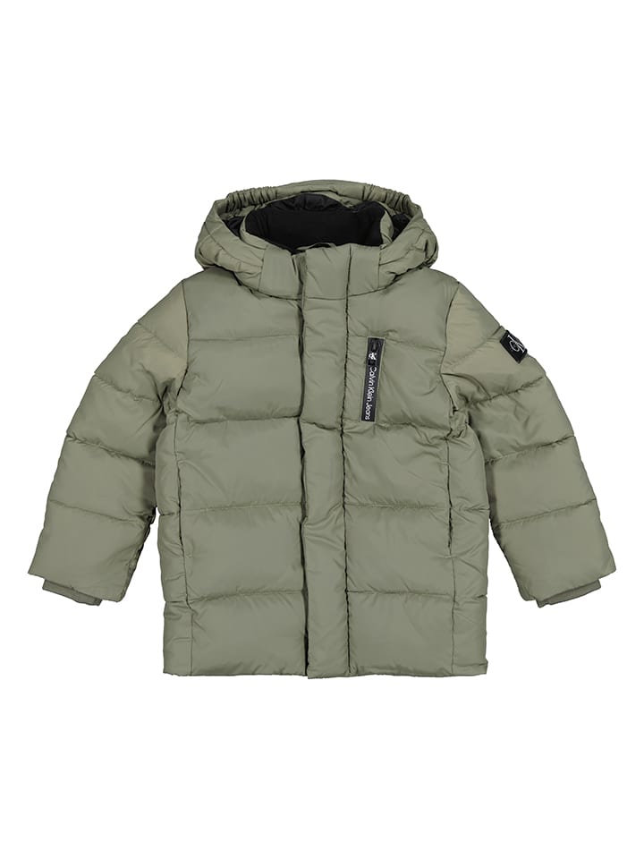 Calvin Klein Стеганая куртка цвета хаки
Calvin Klein Стеганая куртка цвета хаки