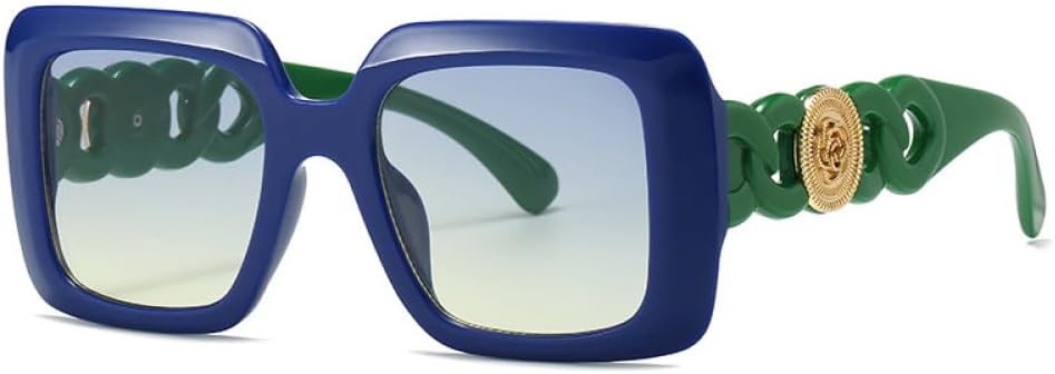 Винтажные квадратные солнцезащитные очки в крупной оправе для женщин и мужчин, роскошные солнцезащитные очки большого размера для путешествий RUOVEXIE, Blue Blue Yellow
Винтажные квадратные солнцезащитные очки в крупной оправе для женщин и мужчин, роскошные солнцезащитные очки большого размера для путешествий RUOVEXIE, Blue Blue Yellow