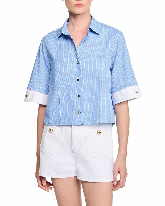 Джинсовые шорты Sandro, белый
Джинсовые шорты Sandro, белый