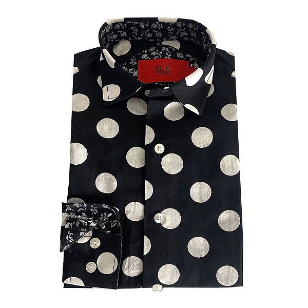 Мальчиковая рубашка с длинным рукавом slim fit в горошек Elie Balleh
Мальчиковая рубашка с длинным рукавом slim fit в горошек Elie Balleh