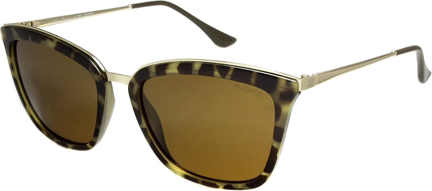 Поляризованные модные солнцезащитные очки F-4247 02 - 100% защита от УФ-излучения, женственная оправа с «крылышками» для повседневного использования Floats, Tortoise
Поляризованные модные солнцезащитные очки F-4247 02 - 100% защита от УФ-излучения, женственная оправа с «крылышками» для повседневного использования Floats, Tortoise