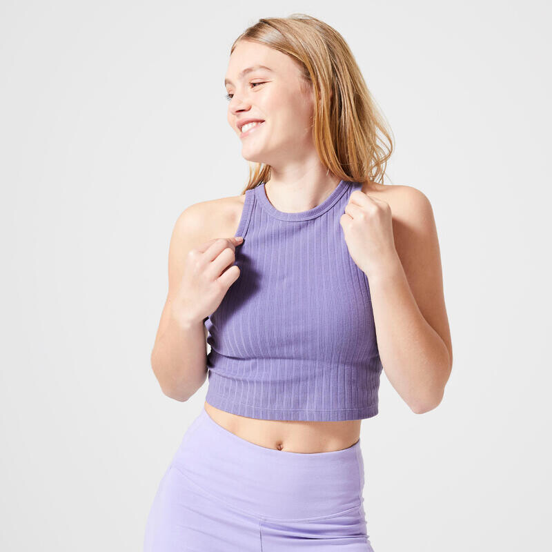 Кроп-топ женский - 520 синий DOMYOS, цвет schwarz
Кроп-топ женский - 520 синий DOMYOS, цвет schwarz