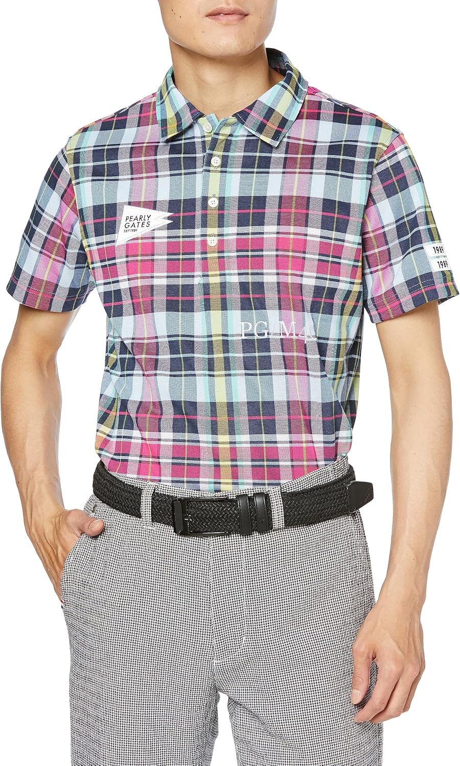 Мужская поло-рубашка с коротким рукавом Parly Gates 053-3160509 (в клетку, дышащая, для игры в гольф) Pearly Gates, темно-синий
Мужская поло-рубашка с коротким рукавом Parly Gates 053-3160509 (в клетку, дышащая, для игры в гольф) Pearly Gates, темно-синий