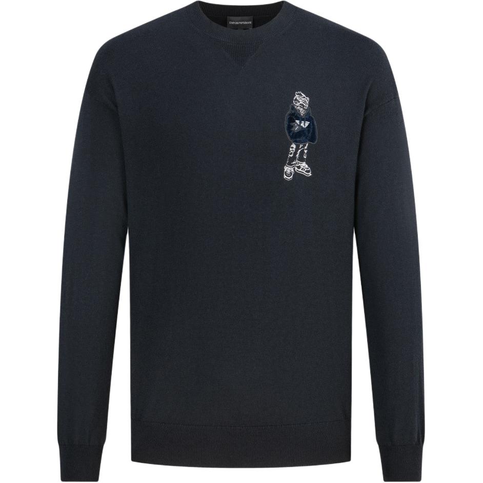 EMPORIO ARMANI Свитер мужской темно-синий
EMPORIO ARMANI Свитер мужской темно-синий