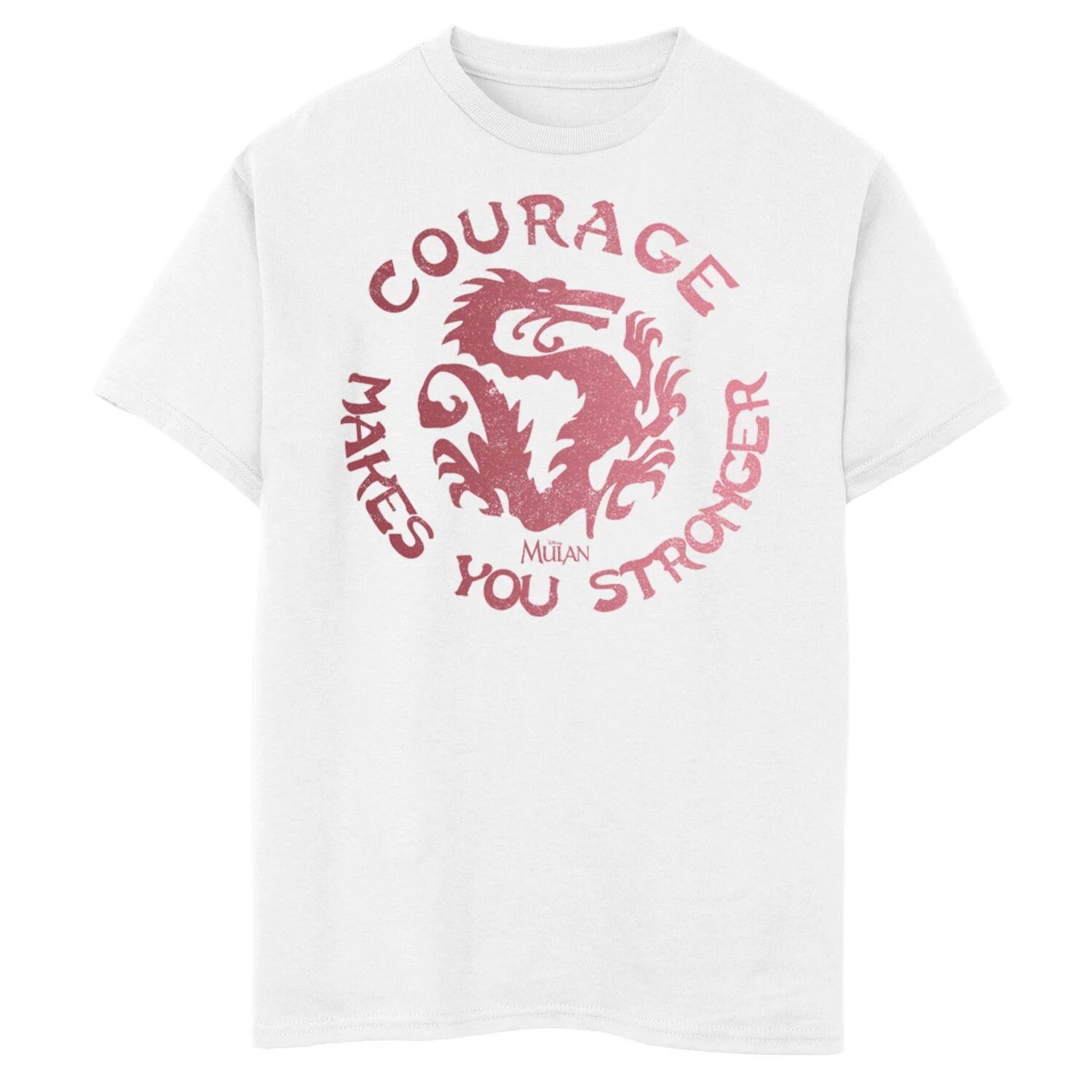 Футболка Disney's Mulan Boys 8–20 с рисунком «Смелость делает тебя сильнее» Disney
Футболка Disney's Mulan Boys 8–20 с рисунком «Смелость делает тебя сильнее» Disney