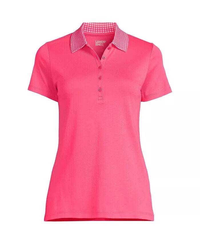 Женская хлопковая рубашка-поло Supima Lands' End, розовый
Женская хлопковая рубашка-поло Supima Lands' End, розовый