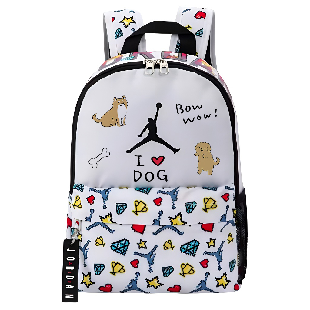 Jordan Полиэстеровый рюкзак женский белый, Puppy
Jordan Полиэстеровый рюкзак женский белый, Puppy