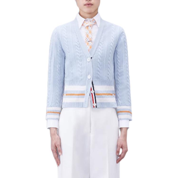 THOM BROWNE Свитер из кашемира SS24 для женщин, светлый голубой
THOM BROWNE Свитер из кашемира SS24 для женщин, светлый голубой