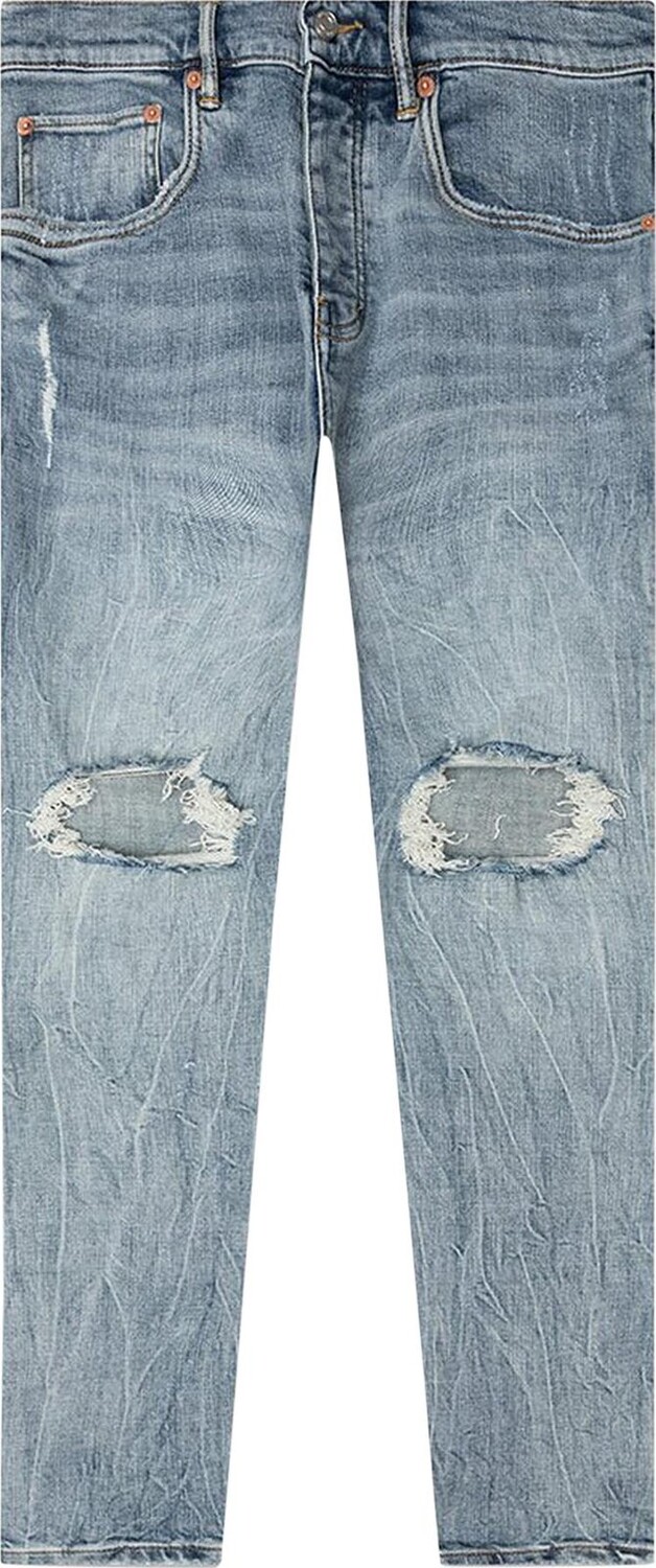 Джинсы PURPLE BRAND Knee Blowout Flare 'Light Indigo', синий
Джинсы PURPLE BRAND Knee Blowout Flare 'Light Indigo', синий