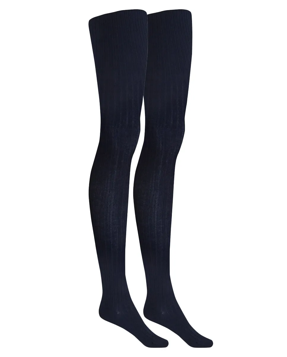 Комплект из 2 детских колготок в рубчик из хлопка Punto Blanco, темно-синий
Комплект из 2 детских колготок в рубчик из хлопка Punto Blanco, темно-синий