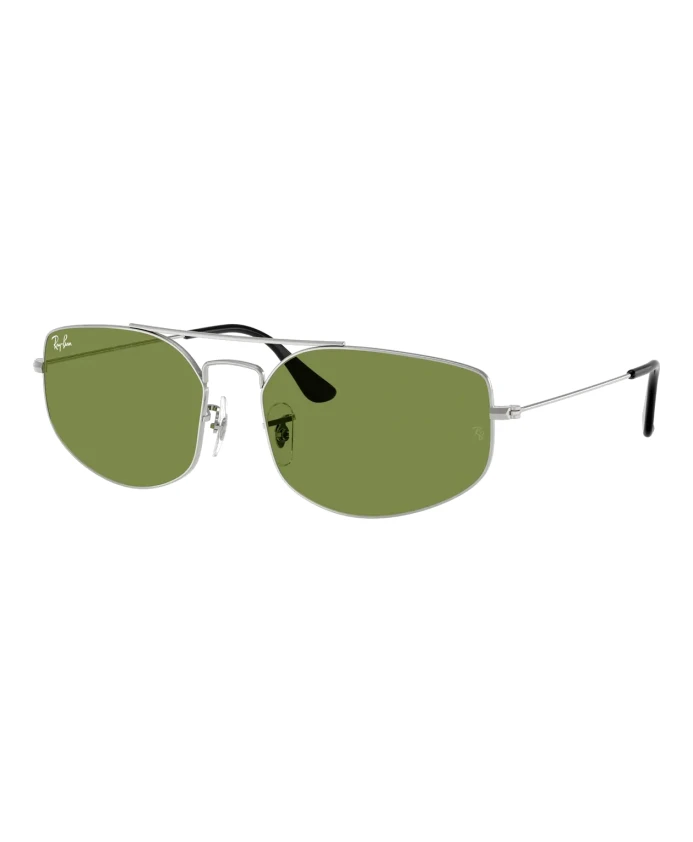Солнцезащитные очки RB3845, серебристая оправа, зеленые линзы. Ray-Ban, серый
Солнцезащитные очки RB3845, серебристая оправа, зеленые линзы. Ray-Ban, серый