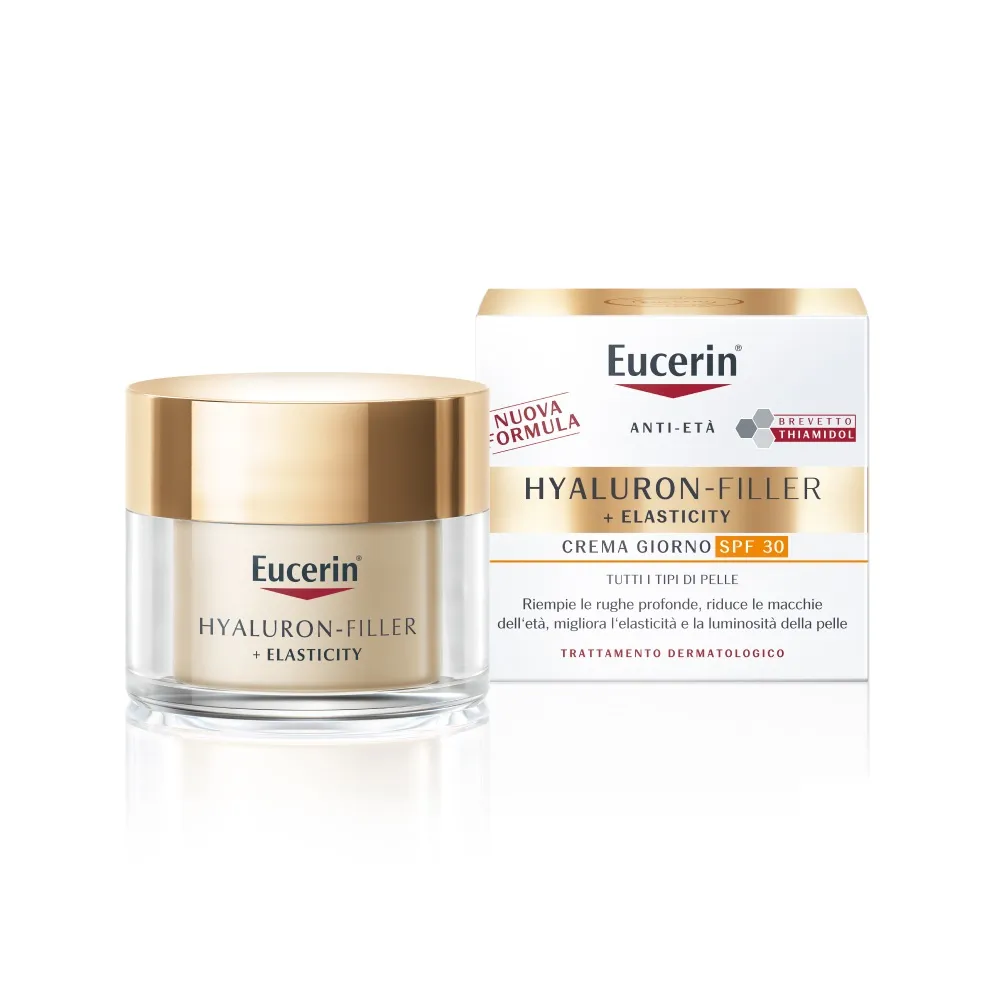Eucerin Hyaluron-Filler+Elasticity Дневной крем SPF 30 50 мл Антивозрастной 
Eucerin Hyaluron-Filler+Elasticity Дневной крем SPF 30 50 мл Антивозрастной
