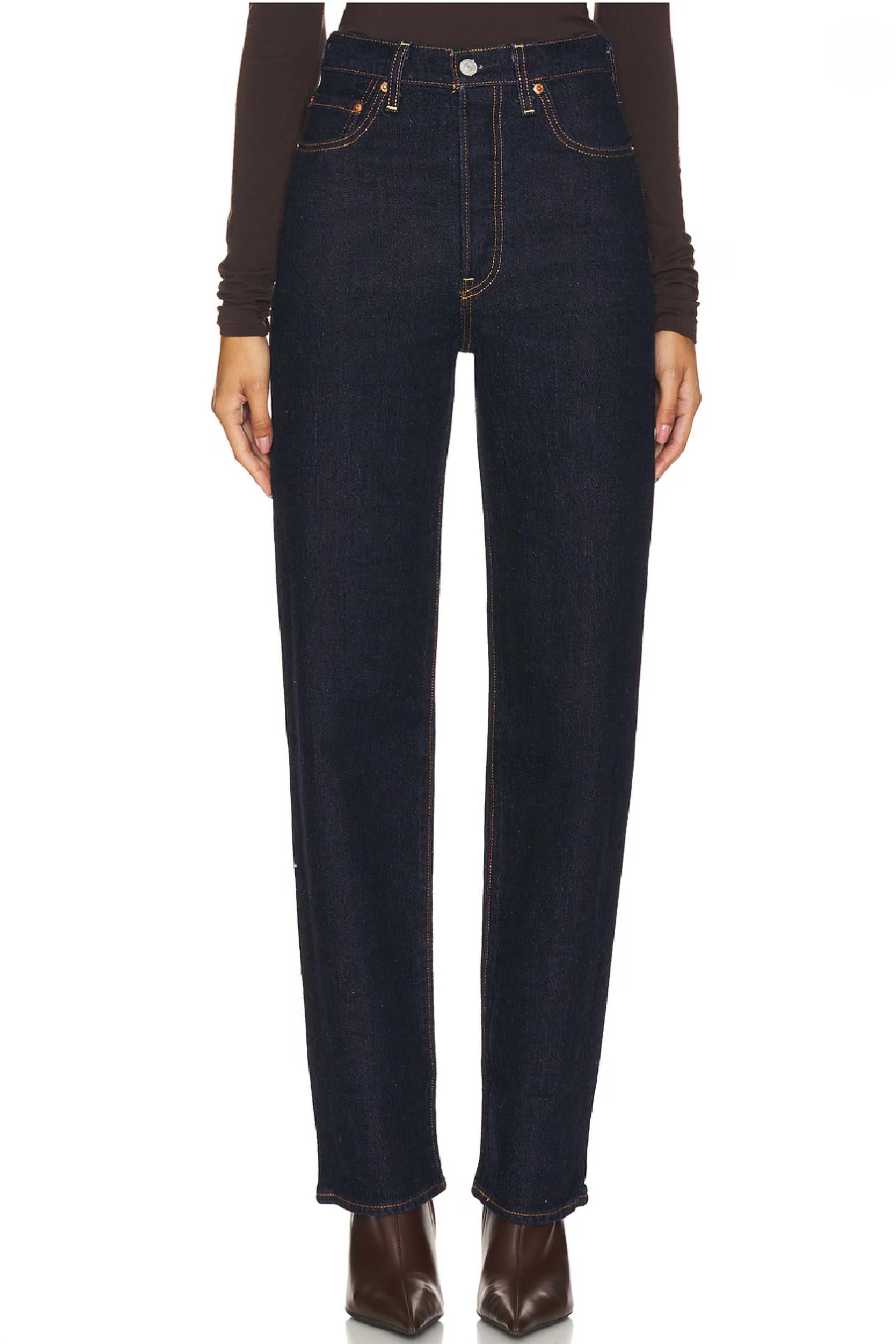 Рибкейдж джинсы полной длины малого размера Levi's, Small Course
Рибкейдж джинсы полной длины малого размера Levi's, Small Course