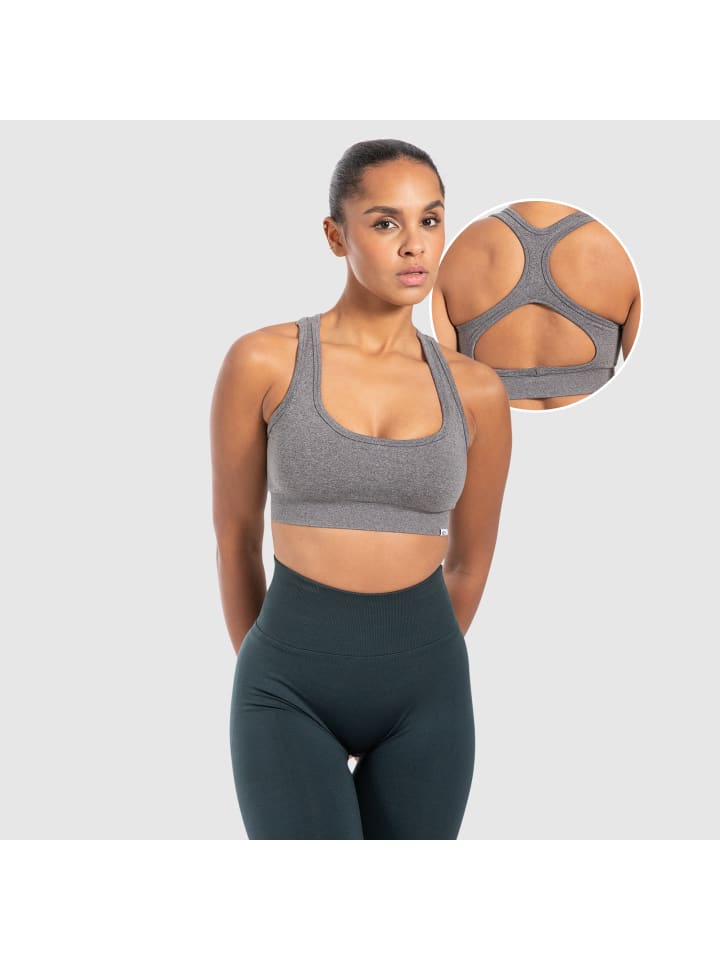 SMILODOX Спортивный бюстгальтер Louisa в антрацитово-меланжевом цвете
SMILODOX Спортивный бюстгальтер Louisa в антрацитово-меланжевом цвете