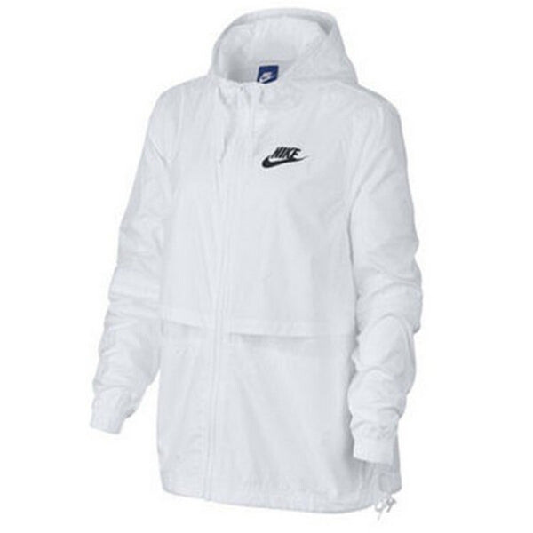 Куртка спортивная одежда незаменимая репеллентная тканая куртка Nike, белый 
Куртка спортивная одежда незаменимая репеллентная тканая куртка Nike, белый