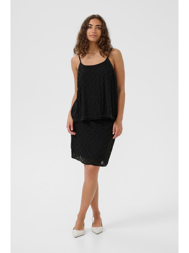 CULTURE Блузка без рукавов CUminta, свободный крой, черная
CULTURE Блузка без рукавов CUminta, свободный крой, черная