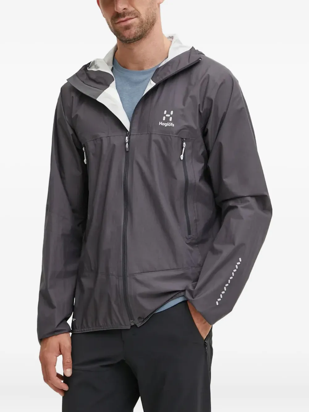 Куртка с капюшоном на молнии L.I.M Haglöfs, серый
Куртка с капюшоном на молнии L.I.M Haglöfs, серый