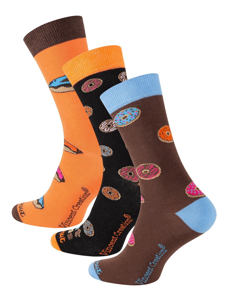 Носки Vincent Creation Donut, коричневый/оранжевый/черный
Носки Vincent Creation Donut, коричневый/оранжевый/черный