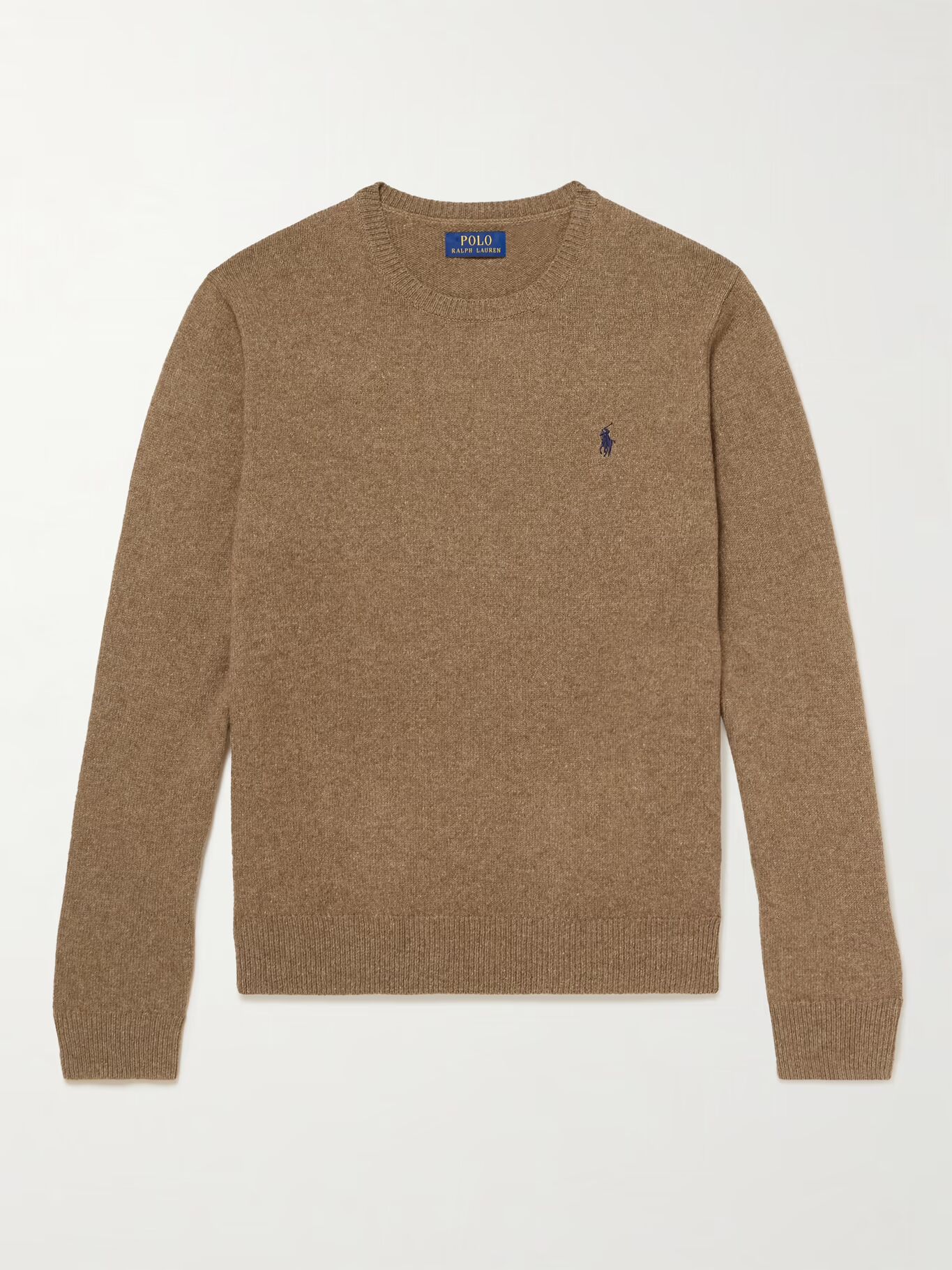 Свитер из смеси шерсти и хлопка с вышитым логотипом POLO RALPH LAUREN, светло-коричневый
Свитер из смеси шерсти и хлопка с вышитым логотипом POLO RALPH LAUREN, светло-коричневый