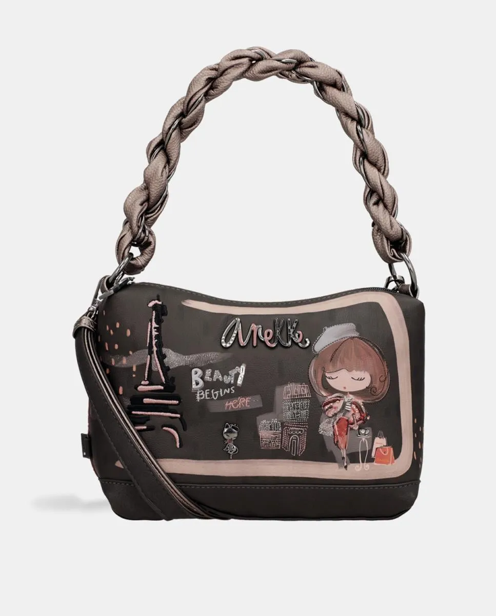 Сумка через плечо с передним карманом Mademoiselle Anekke, многоцветный 
Сумка через плечо с передним карманом Mademoiselle Anekke, многоцветный