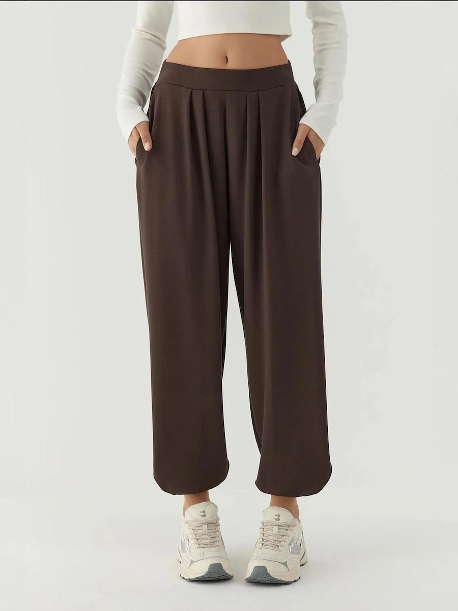 Зауженные брюки Hiccup, шоколадный
Зауженные брюки Hiccup, шоколадный