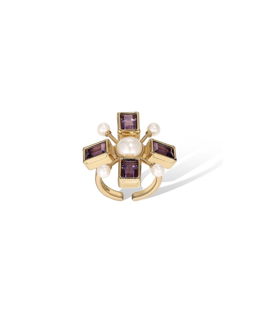 Византийское кольцо с крестом RETRO CHIC, Purple & gold & white
Византийское кольцо с крестом RETRO CHIC, Purple & gold & white