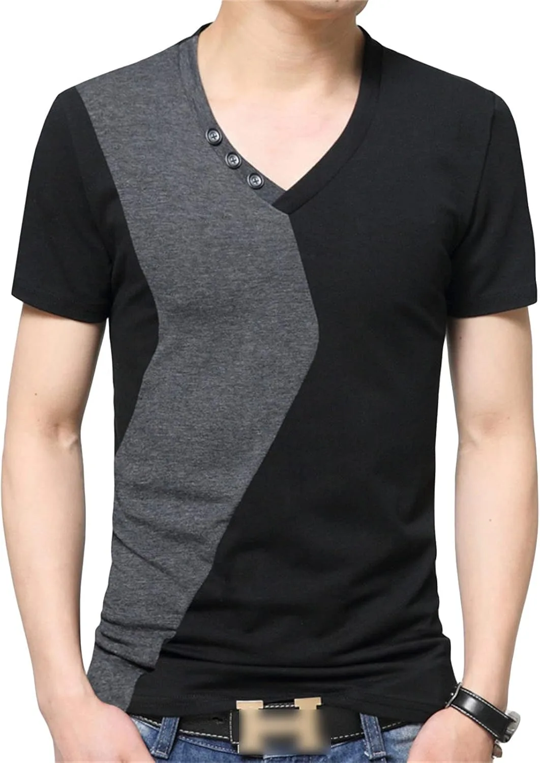 Футболка мужская V-Neck Button Slim Muscle Tops Tee DGHM-JLMY
Футболка мужская V-Neck Button Slim Muscle Tops Tee DGHM-JLMY