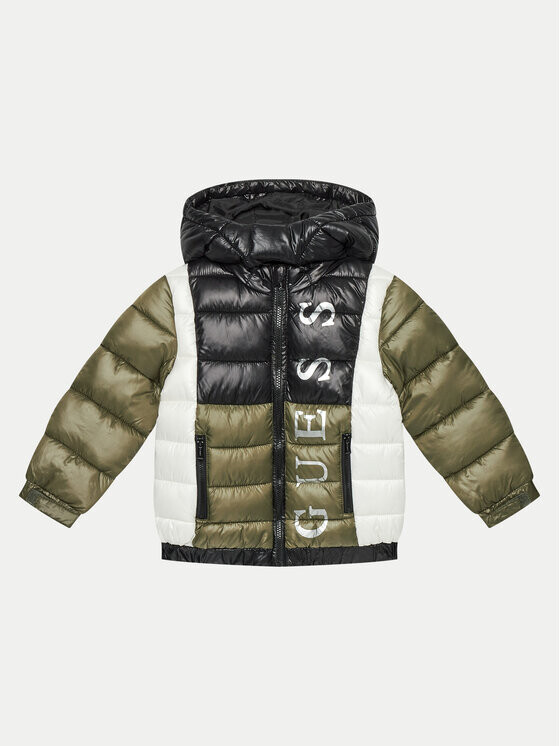 Пуховик стандартного кроя Guess, синий
Пуховик стандартного кроя Guess, синий