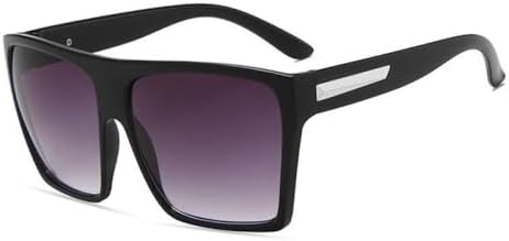 Модные винтажные солнцезащитные очки для женщин, большие солнцезащитные очки с крупными черными линзами, защита от УФ-излучения UV400, трендовые очки MTZJH, C2 Black Double Gray
Модные винтажные солнцезащитные очки для женщин, большие солнцезащитные очки с крупными черными линзами, защита от УФ-излучения UV400, трендовые очки MTZJH, C2 Black Double Gray