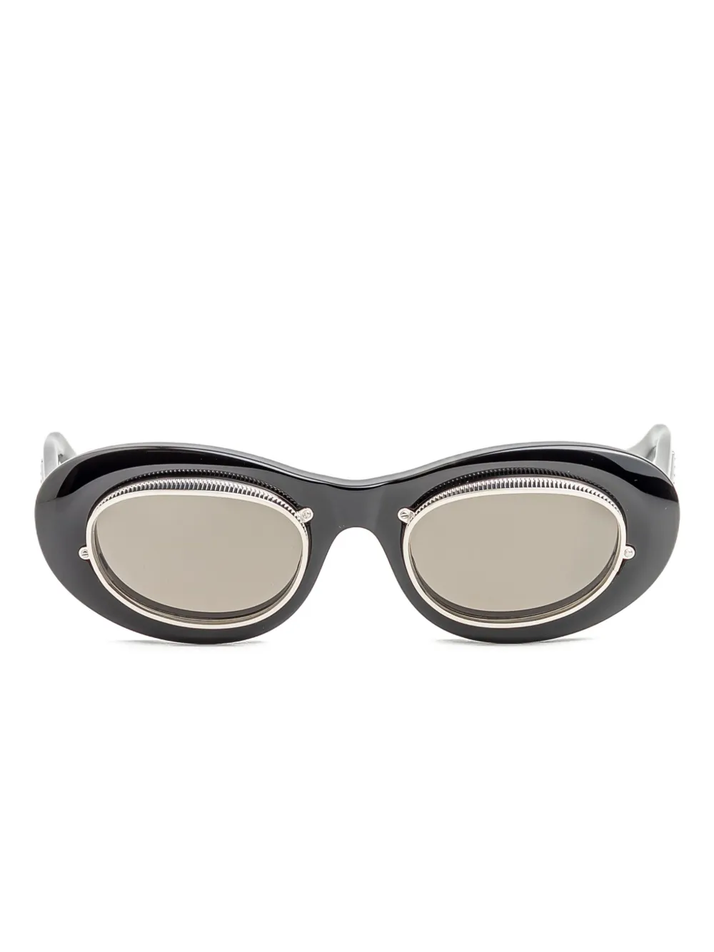 Солнцезащитные очки в овальной оправе Matsuda, черный
Солнцезащитные очки в овальной оправе Matsuda, черный