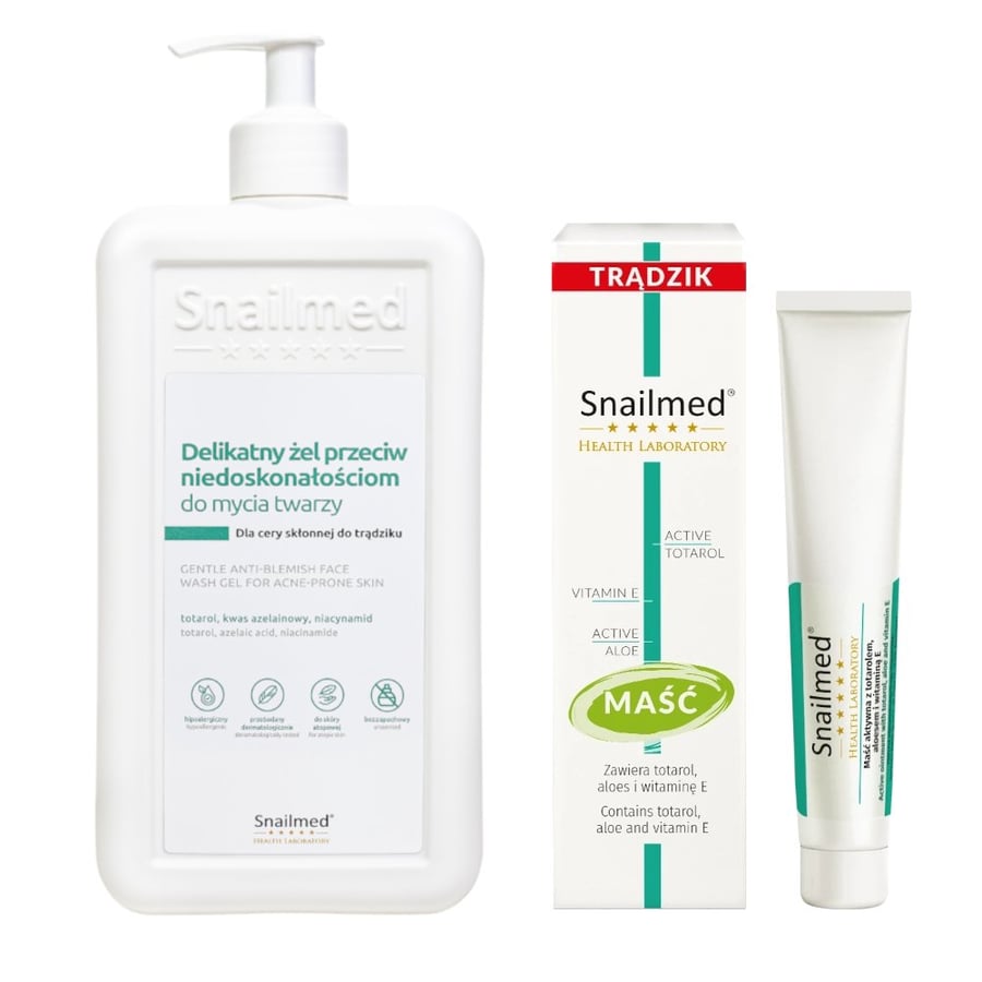 Snailmed Dermocosmetic деликатный гель для умывания лица против несовершенств для кожи, склонной к акне 500 мл + мазь тотарол в подарок
Snailmed Dermocosmetic деликатный гель для умывания лица против несовершенств для кожи, склонной к акне 500 мл + мазь тотарол в подарок