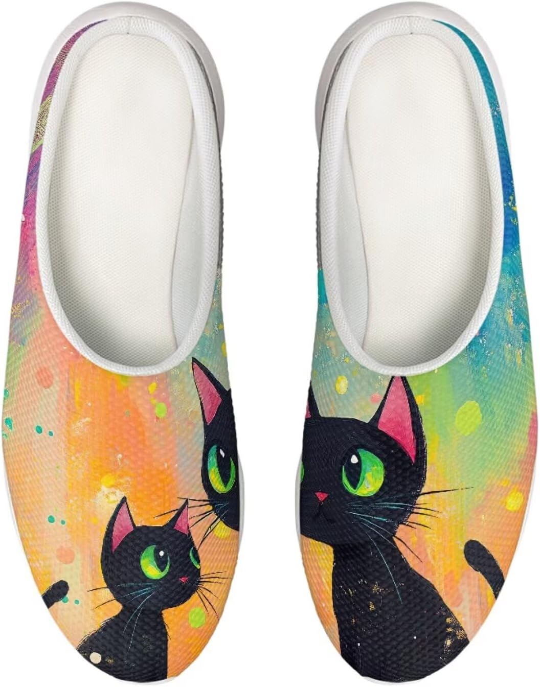 Сабо Forchrinse Cat Rainbow Sky унисекс для сада, удобные тапочки для медсестры, с поддержкой свода стопы, для ходьбы, мужские и женские, Cat Splash Ink
Сабо Forchrinse Cat Rainbow Sky унисекс для сада, удобные тапочки для медсестры, с поддержкой свода стопы, для ходьбы, мужские и женские, Cat Splash Ink