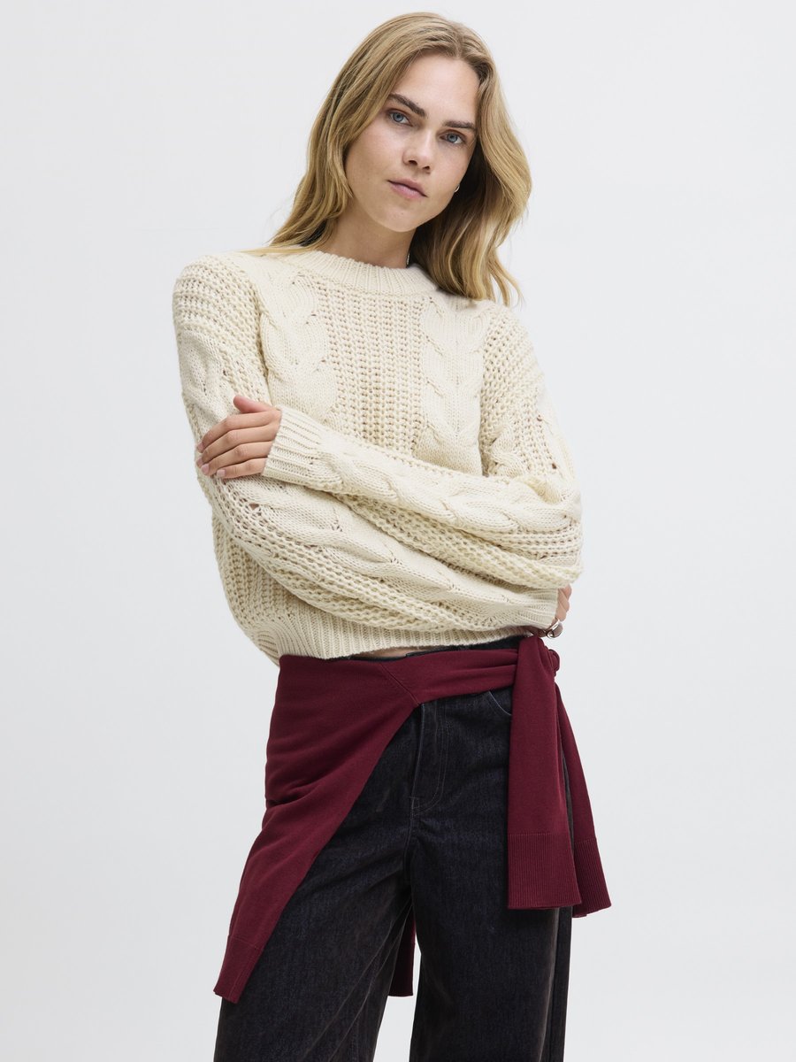 Джемпер JJXX JXKELLY CREW NECK, Bone White/Off-White
Джемпер JJXX JXKELLY CREW NECK, Bone White/Off-White