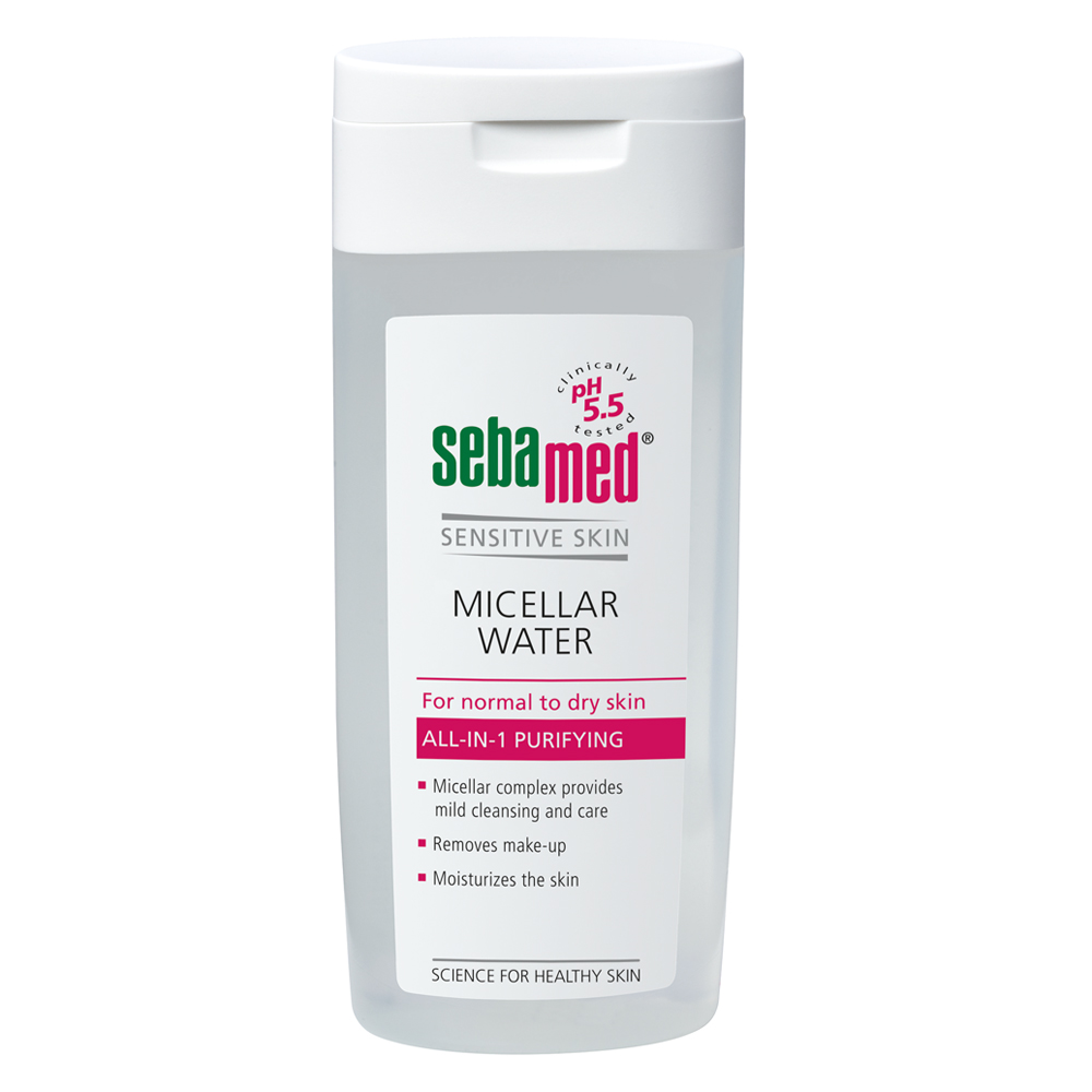 Мицеллярная вода для сухой/нормальной кожи micellar water for normal to dry skin Sebamed, 200 мл
Мицеллярная вода для сухой/нормальной кожи micellar water for normal to dry skin Sebamed, 200 мл