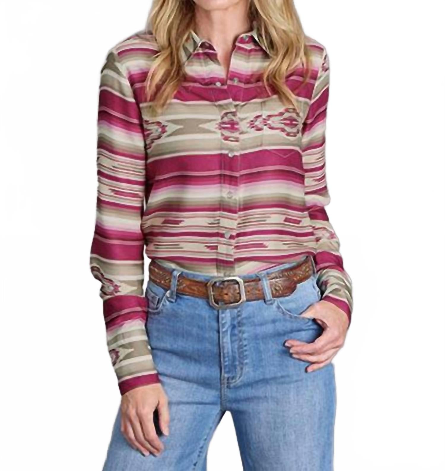 Stetson Винтажная женская блузка из гобелена, цвет алый сарапе
Stetson Винтажная женская блузка из гобелена, цвет алый сарапе