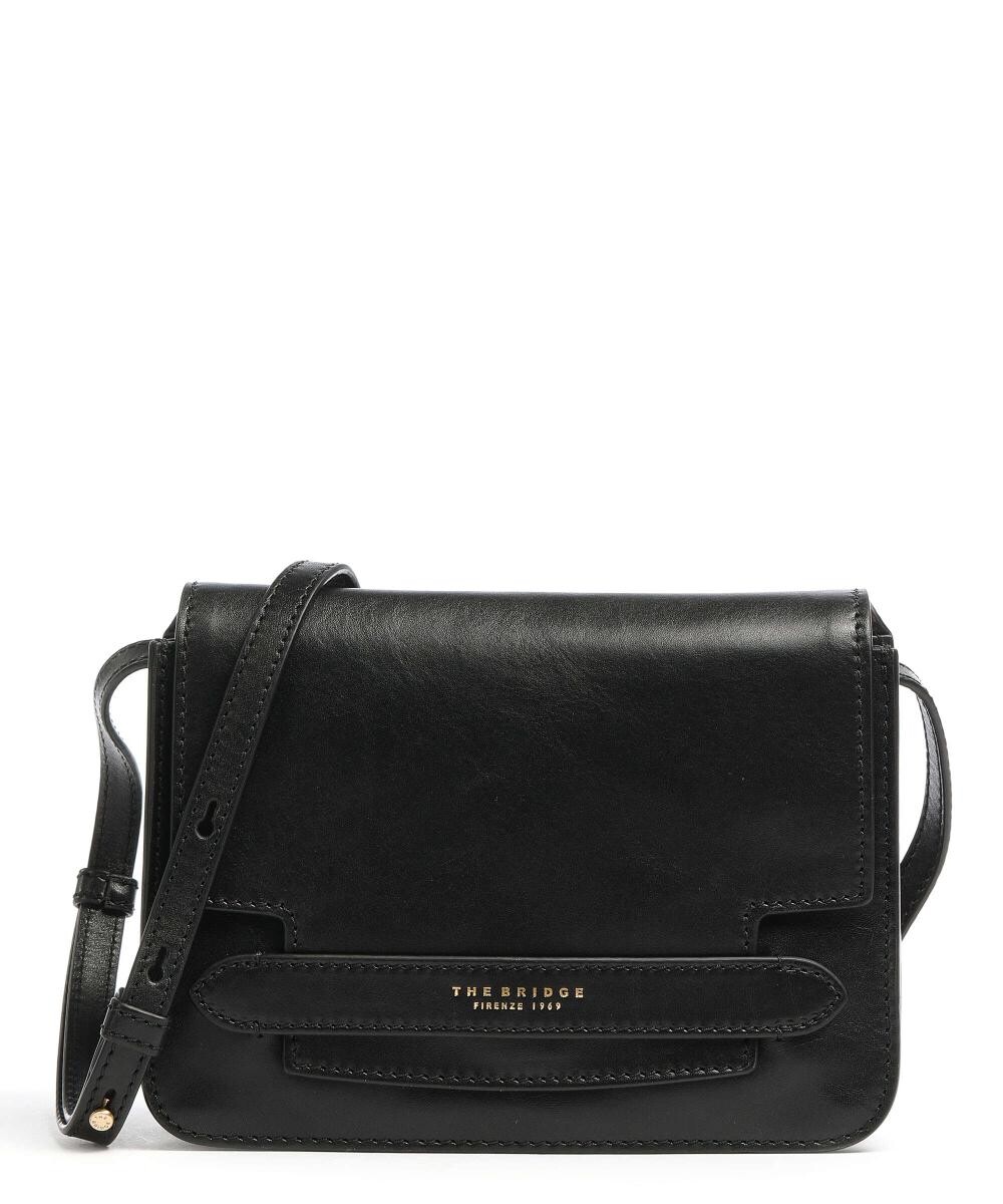 Сумка через плечо Lucrezia из гладкой яловой кожи. The Bridge, черный
Сумка через плечо Lucrezia из гладкой яловой кожи. The Bridge, черный