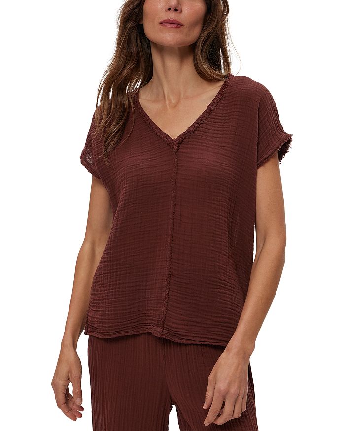 Футболка с V-образным вырезом Draya Michael Stars, коричневый
Футболка с V-образным вырезом Draya Michael Stars, коричневый