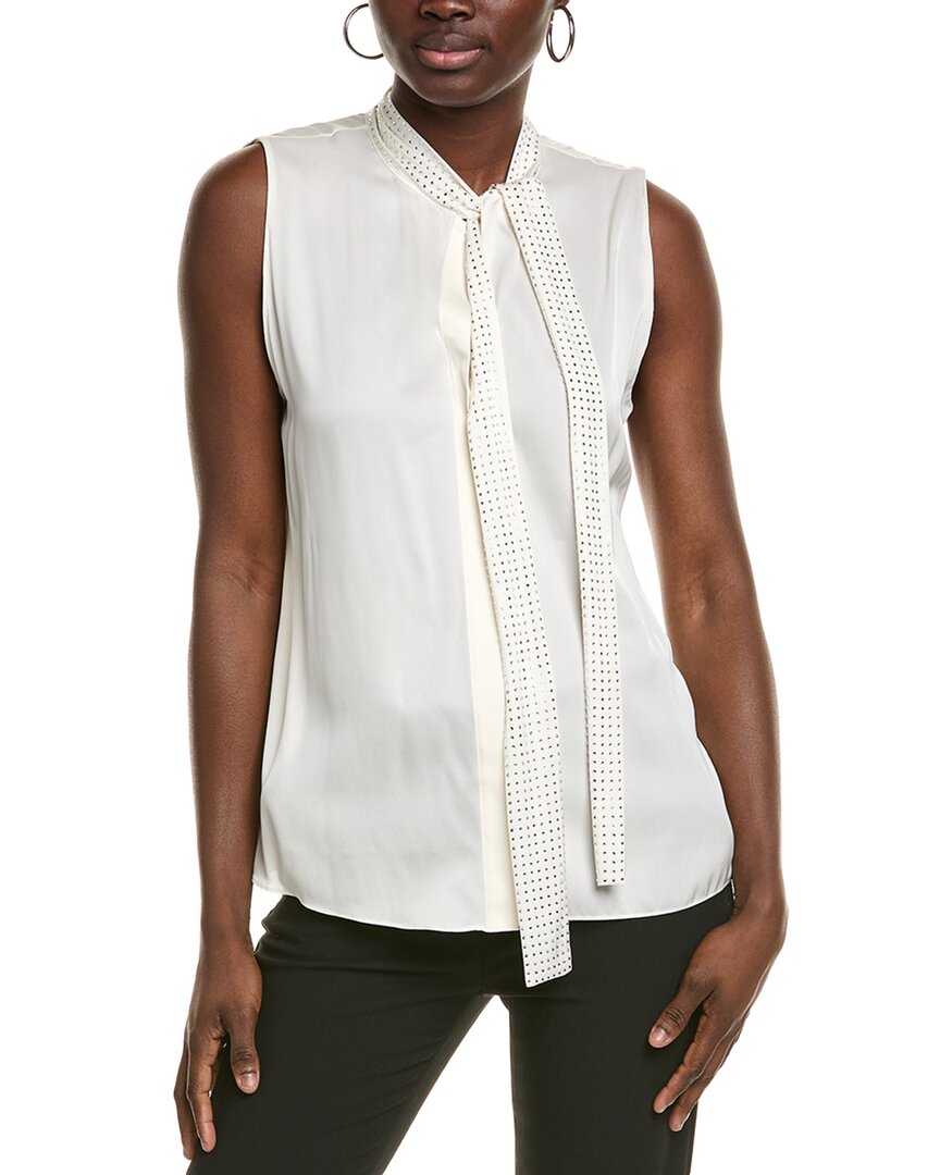 Kobi Halperin Evelyn Блузка из смесового шелка, белый
Kobi Halperin Evelyn Блузка из смесового шелка, белый