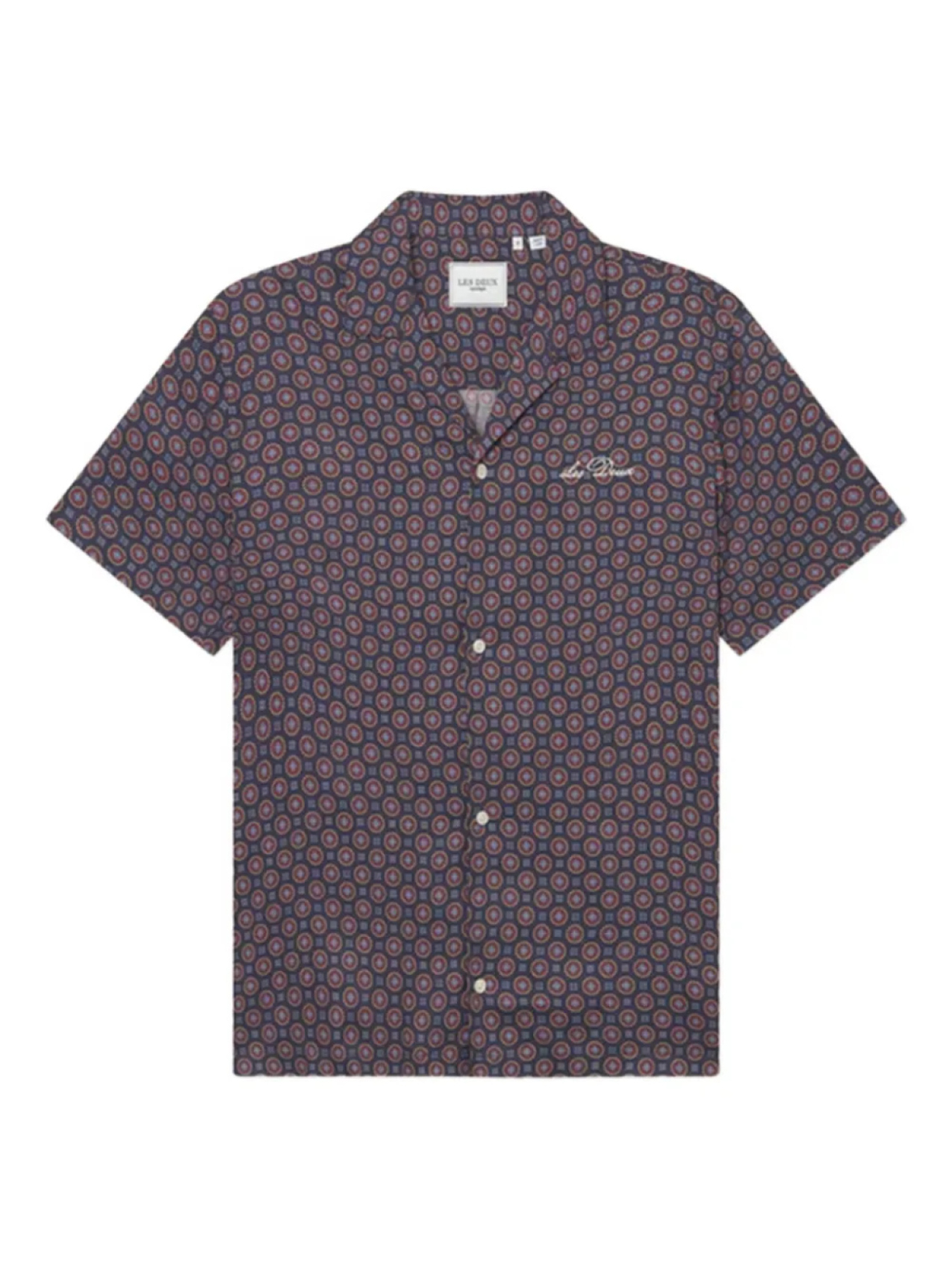 Les Deux рубашка с геометричным узором, синий
Les Deux рубашка с геометричным узором, синий