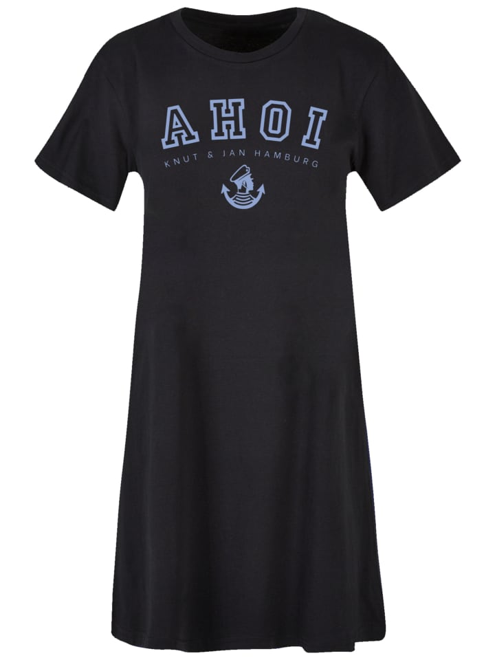 Короткое платье F4NT4STIC Damen T-Shirt Kleid Ahoi Knut & Jan Hamburg, черный
Короткое платье F4NT4STIC Damen T-Shirt Kleid Ahoi Knut & Jan Hamburg, черный