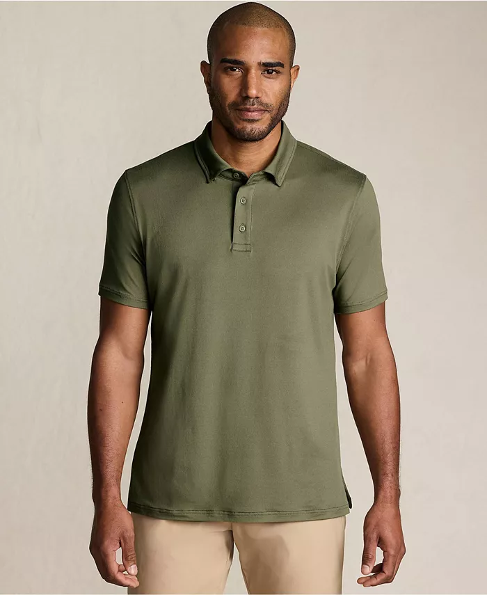 Мужская поло с коротким рукавом для прохлады и комфорта Lands' End, зеленый
Мужская поло с коротким рукавом для прохлады и комфорта Lands' End, зеленый