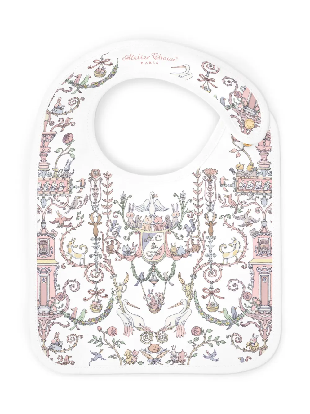 Нагрудник Toile de Jouy Atelier Choux, розовый
Нагрудник Toile de Jouy Atelier Choux, розовый