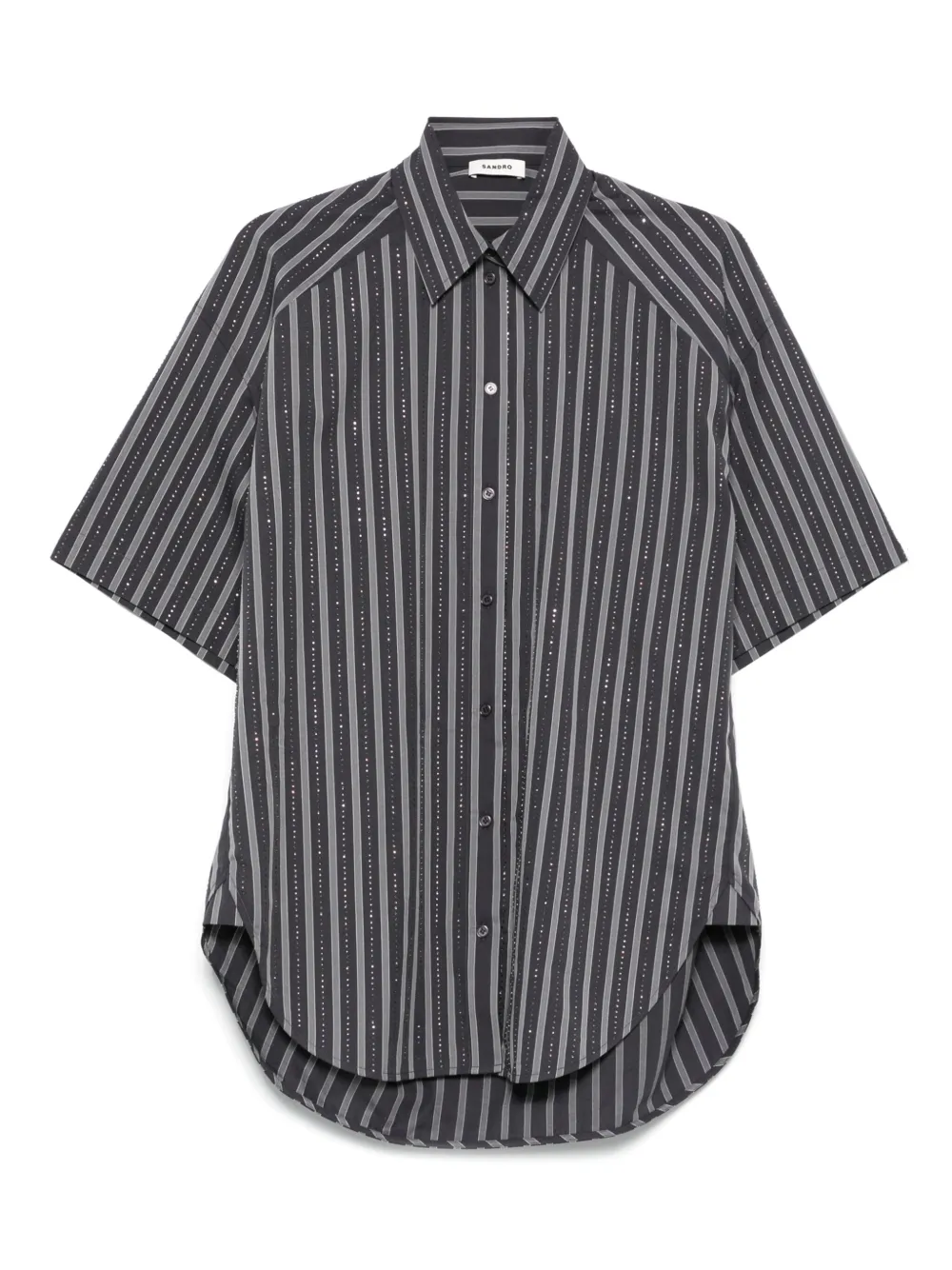 Рубашка с кристаллами SANDRO, серый
Рубашка с кристаллами SANDRO, серый