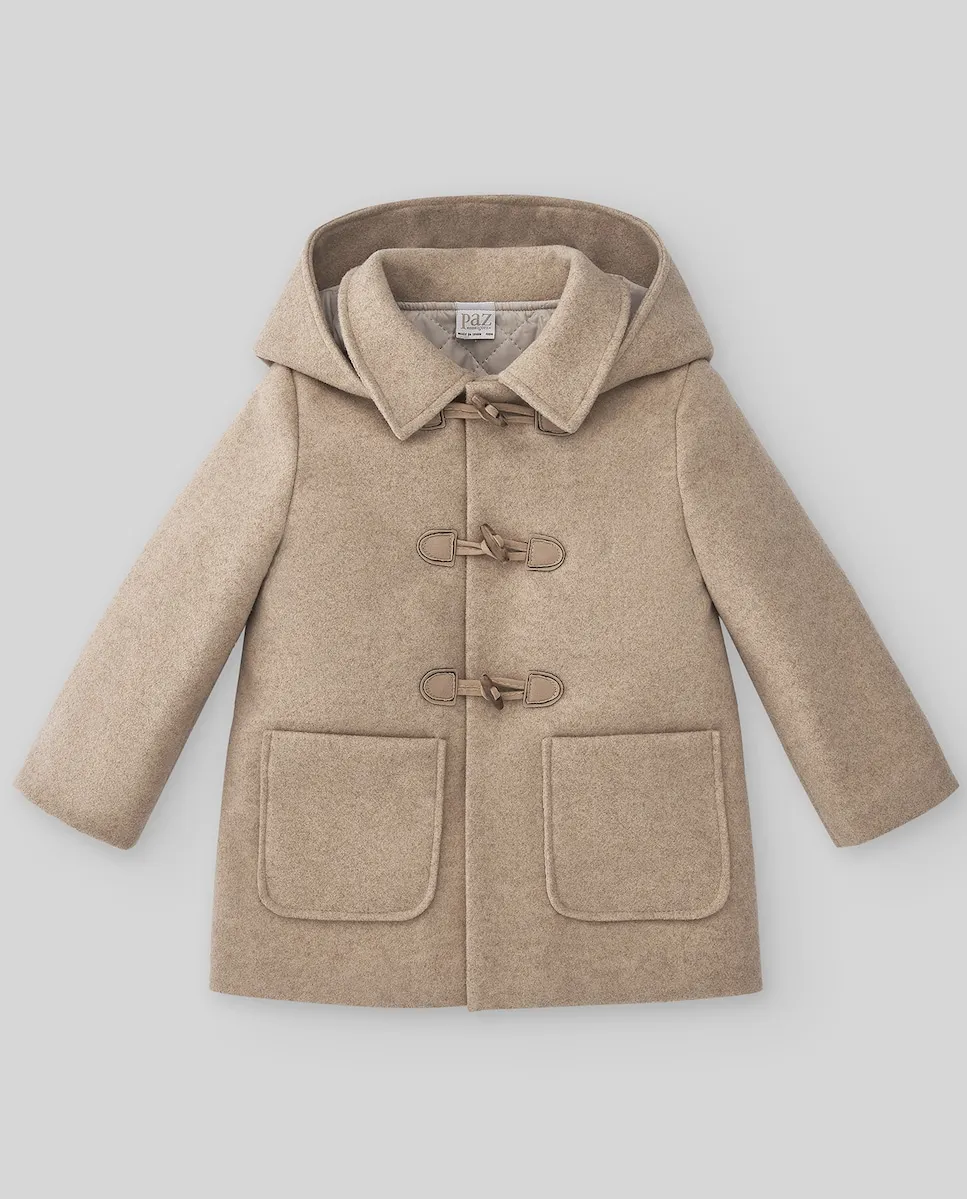 Детский пуховик коллекции Esencial Paz Rodríguez, бежевый 
Детский пуховик коллекции Esencial Paz Rodríguez, бежевый